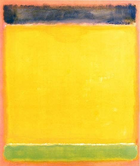 Mark Rothko Untitled Blue Yellow Green on Red 1954